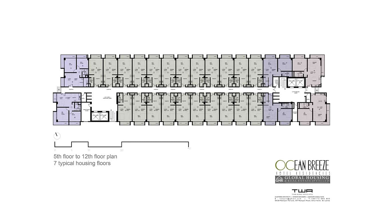 An image of the Ocean Breeze apartment plan