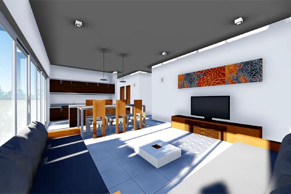 Image of an apartment living room