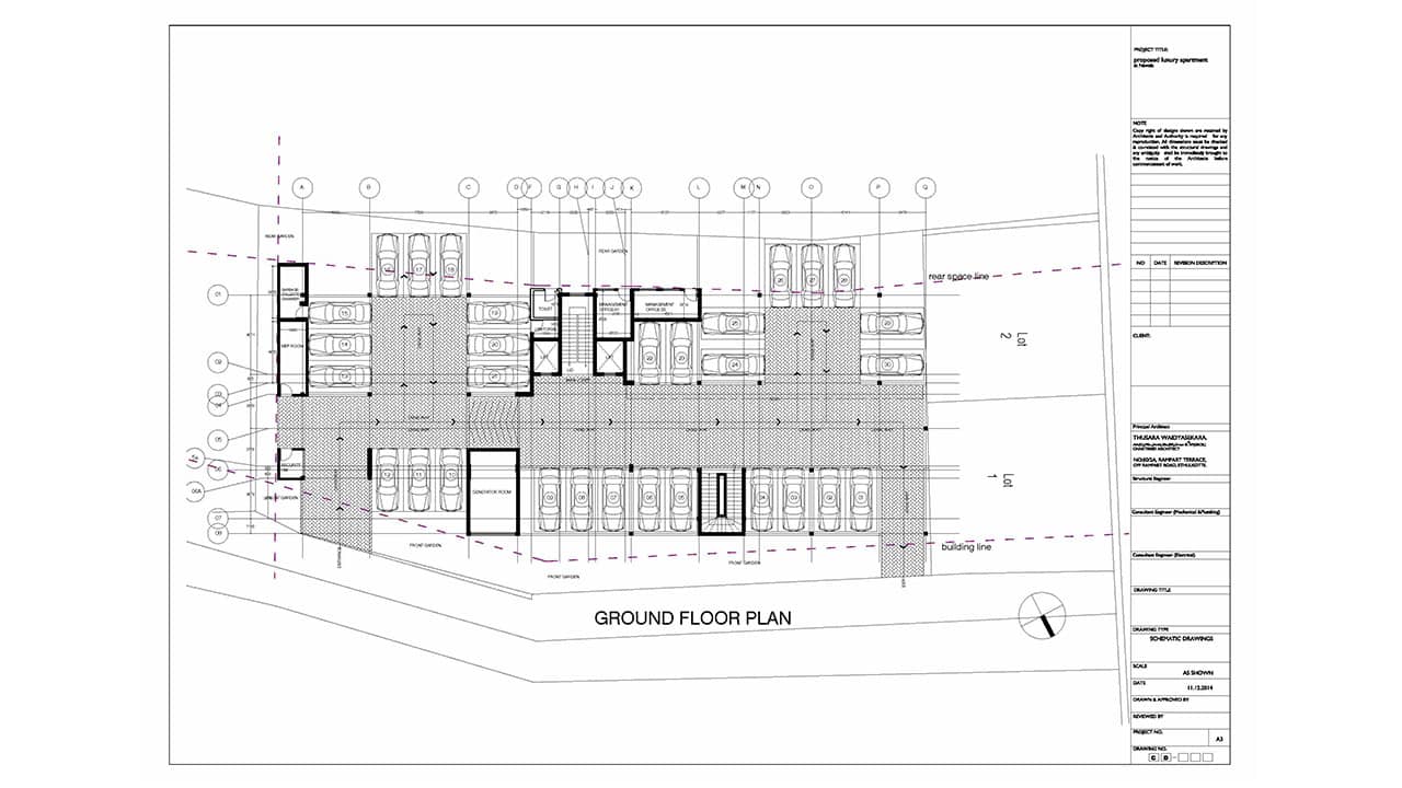 The Paragon apartment floor plan