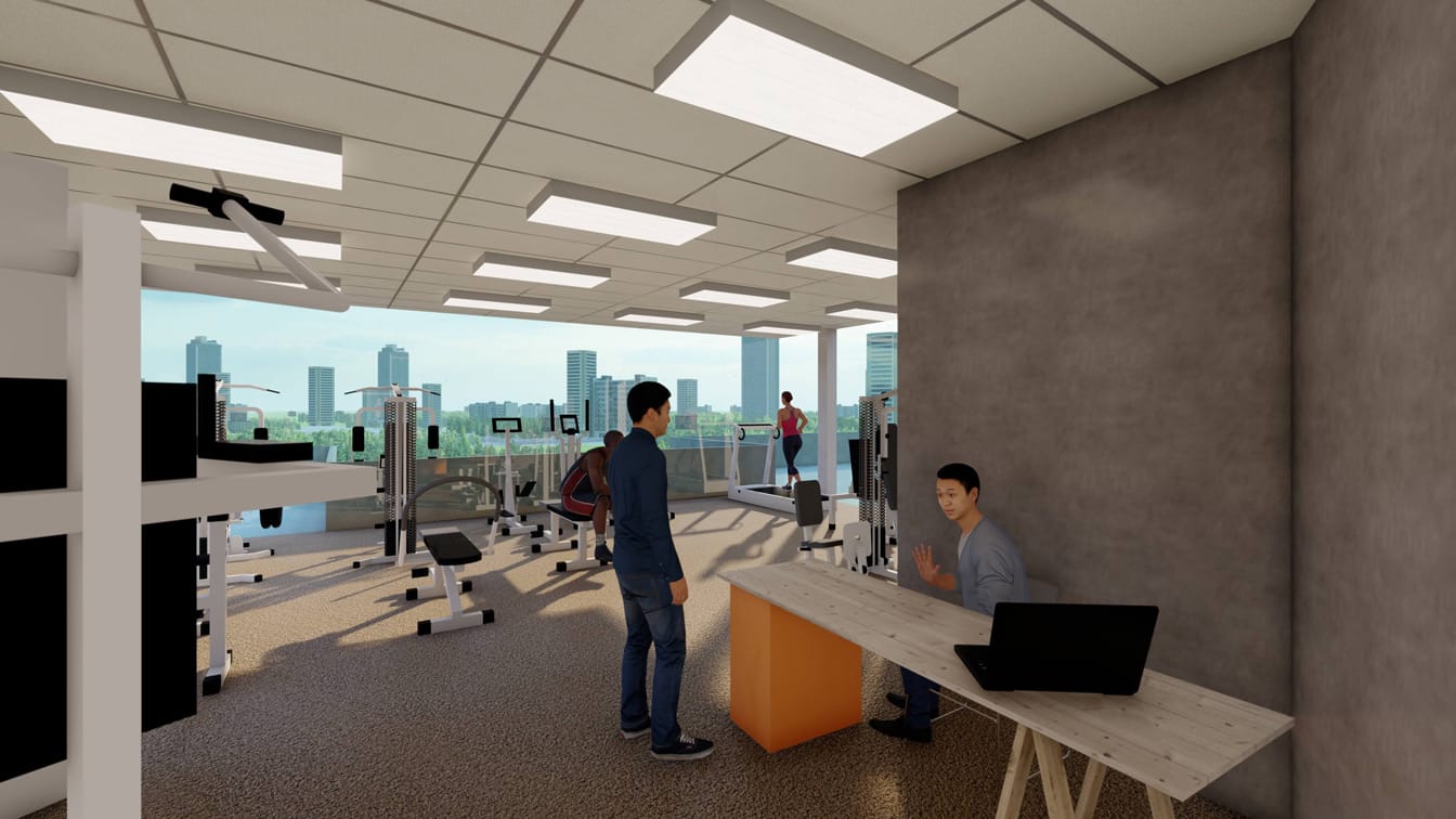 An image of an apartment gym