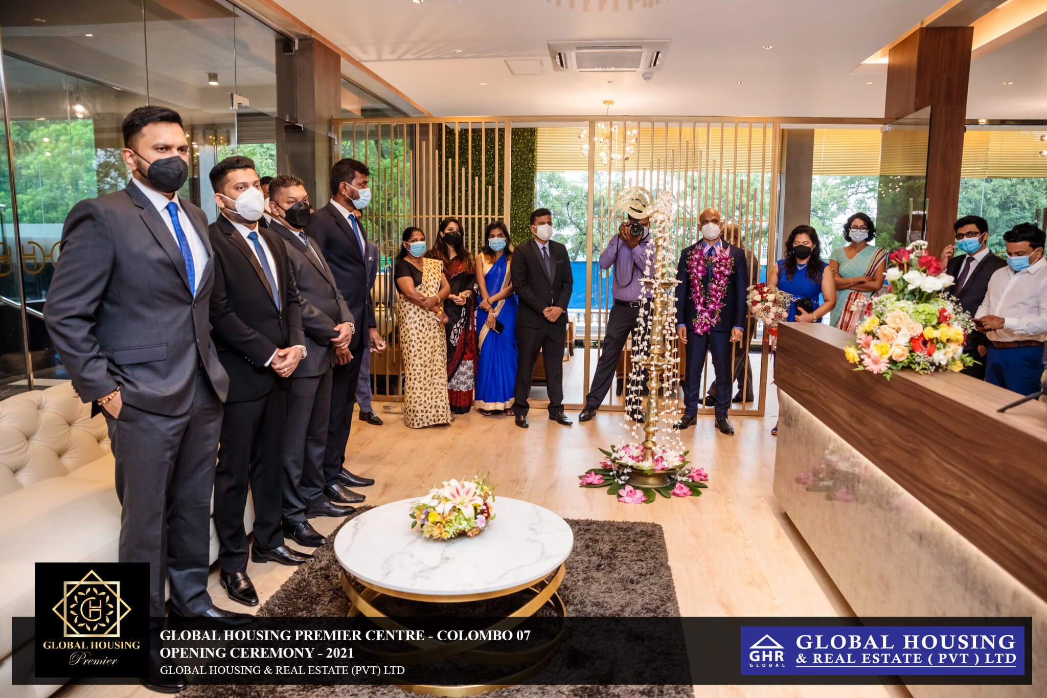 The opening of Global House Premier center